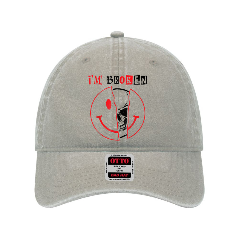 I'm Broken Shirt Invisible Illness I'm Ok Broken T Shirt Dyed Cap by pypybedypa | Artistshot