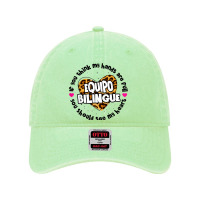 Equipo Bilingue Spanish Bilingual Team Squad Back To School Dyed Cap | Artistshot