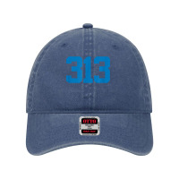 Detroit 313 Area Code   Grit   Sports Fan   Detroiter Fan T Shirt Dyed Cap | Artistshot