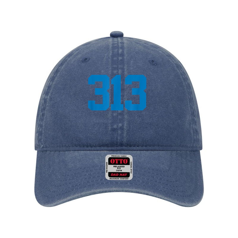 Detroit 313 Area Code   Grit   Sports Fan   Detroiter Fan T Shirt Dyed Cap by cm-arts | Artistshot