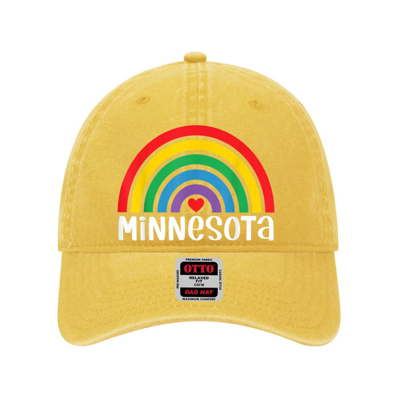 Minnesota For Women Travel I Love Minnesota Usa Dyed Cap | Artistshot