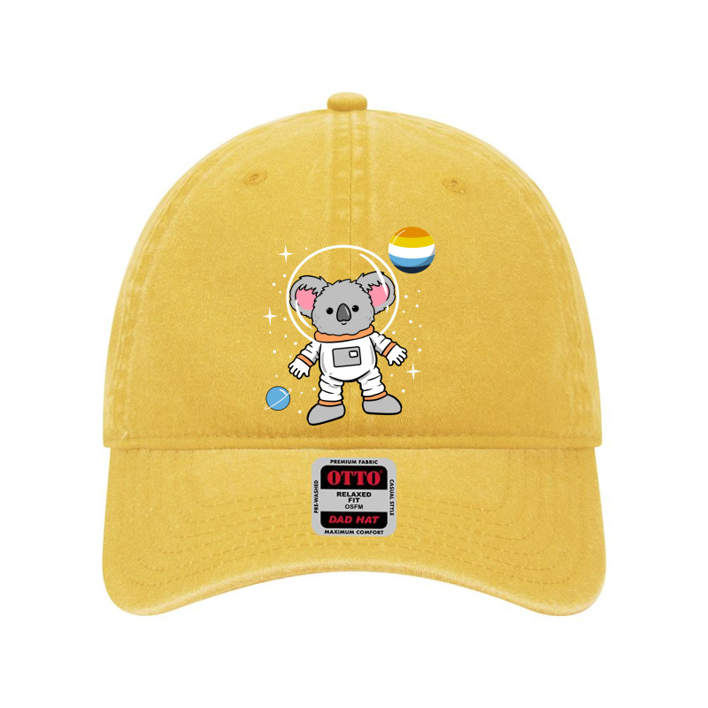 Koala Astronaut Aroace Pride Dyed Cap | Artistshot