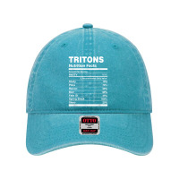 Tritons Nutrition Facts College University T Shirt Dyed Cap | Artistshot