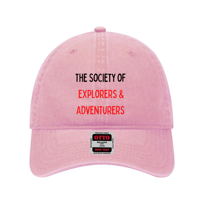 The Society Of Explorers _ Adventures Dyed Cap by cm-arts | Artistshot