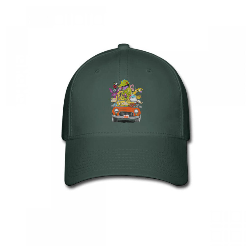 Nick Rewind 90's Nick Characters In Car Baseball Cap by cm-arts | Artistshot