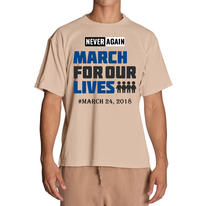 March For Our Lives Never Again Anti Gun Violence Control Terrorist Urban Heavy T-shirt | Artistshot