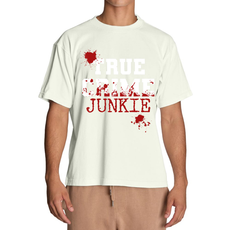 True Crime Junkie Podcast Documentary Forensic Science Blood (2) Urban Heavy T-shirt | Artistshot