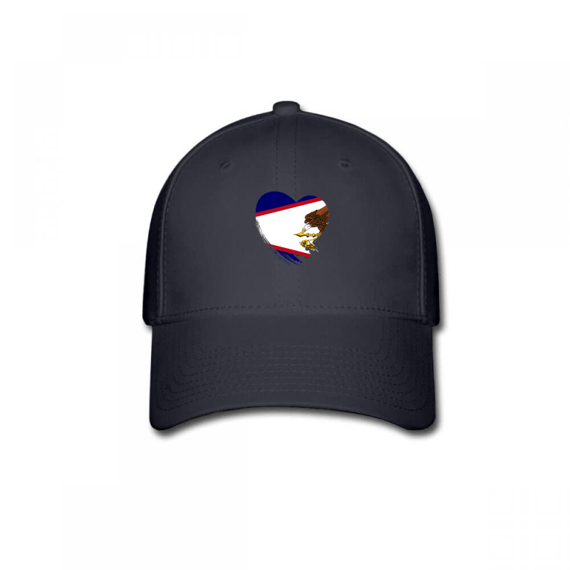 American Samoa American Samoan Heart Love Flag Baseball Cap by CathyCurry | Artistshot