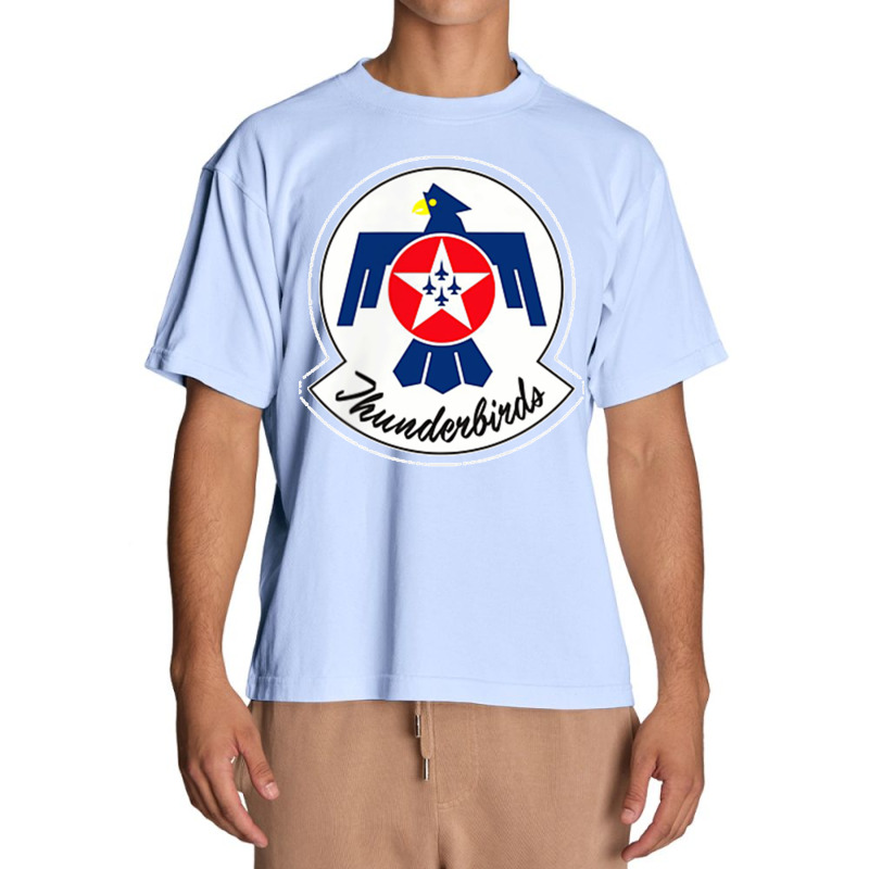 Proud Us Air Force Thunderbird Veteran Vintage Usa Flag Mens Urban Heavy T-shirt | Artistshot