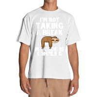 I'm Not Taking A Break My Code Is Compiling Sloth Programmer Urban Heavy T-shirt | Artistshot