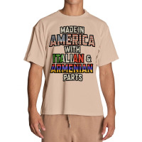 Italian And Armenian Made In America Mix Heritage Vintage Urban Heavy T-shirt | Artistshot