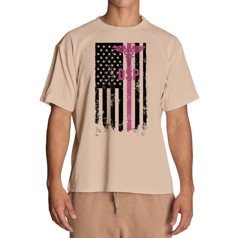 Dsp Us Flag Direct Support Professional Week T Shirt Urban Heavy T-shirt | Artistshot