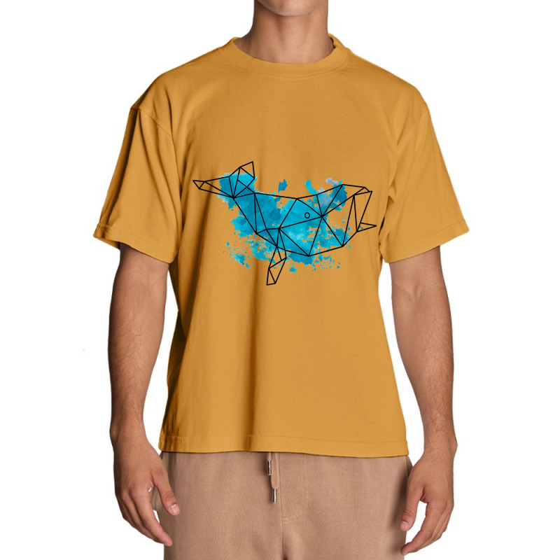 Geomtric Whale Urban Heavy T-shirt by Pannell Quintero | Artistshot