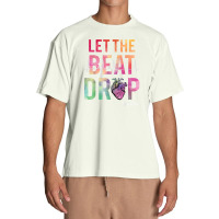 Let The Beat Drop Adenosine  Funny Nurses Gift Shirt Urban Heavy T-shirt | Artistshot