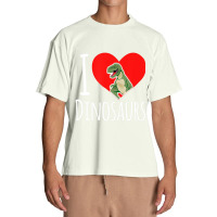 Dinosaur I Love Dinosaurs T-rex Urban Heavy T-shirt | Artistshot