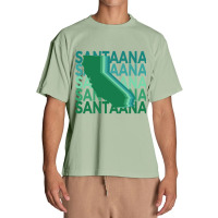 Santa Ana California Green Repeat Urban Heavy T-shirt | Artistshot