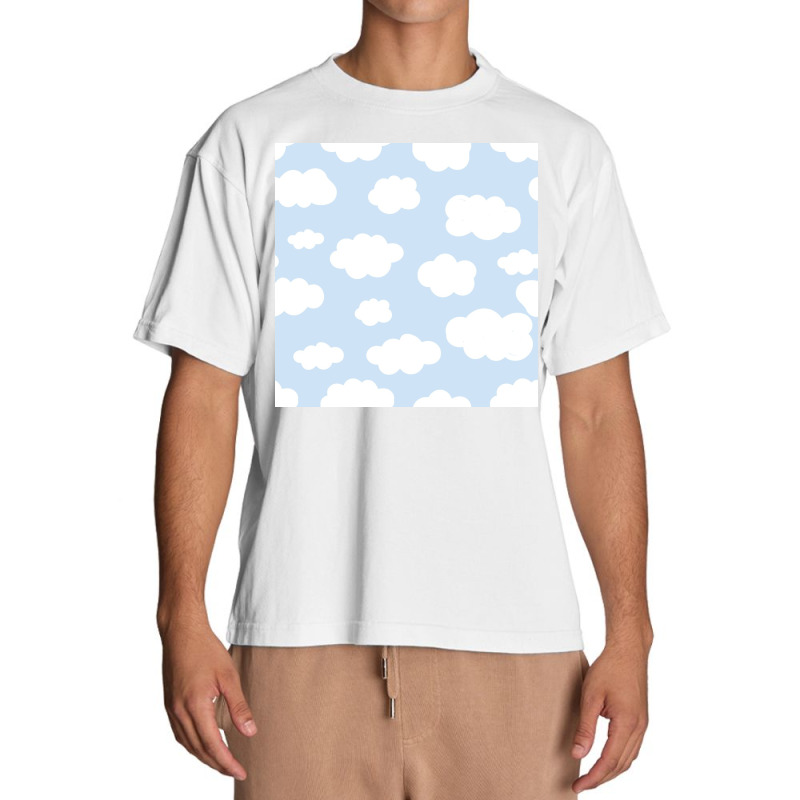 Cute Fluffy Cloud Urban Heavy T-shirt by ElaineABernard | Artistshot