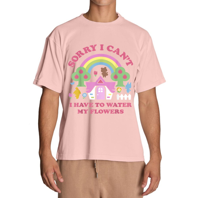 Animal Crossing Sorry I Can T I Have To Water My Flowers Urban Heavy T-shirt | Artistshot