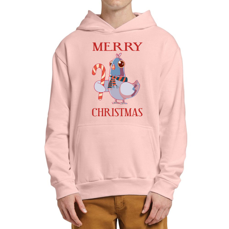 Christmas Pigeon Urban Pullover Hoodie | Artistshot