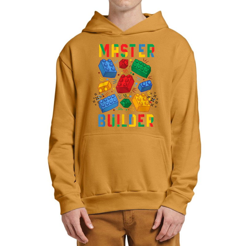 Brick Builder Funny Blocks Master Builder T Shirt Urban Pullover Hoodie | Artistshot