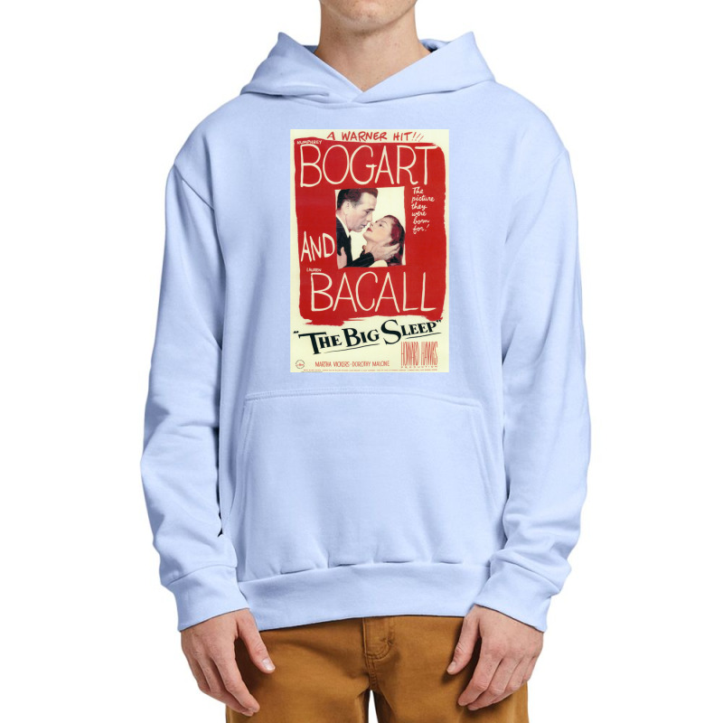 The Big Sleep - Vintage Movie Poster (bogart Urban Pullover Hoodie by LaurenJonsrudBedell | Artistshot