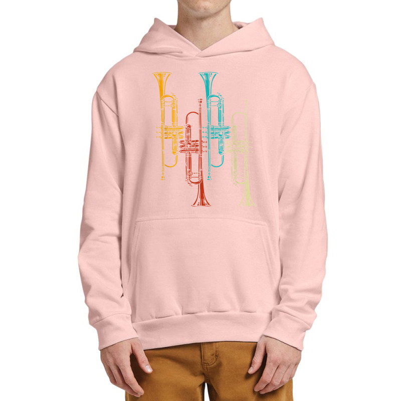 Retro Jazz Music Trumpeter Gifts Trumpet Urban Pullover Hoodie | Artistshot