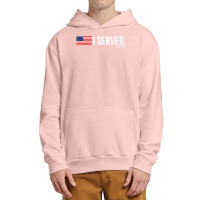 I Served Tees Veteran Us National Flag Urban Pullover Hoodie | Artistshot