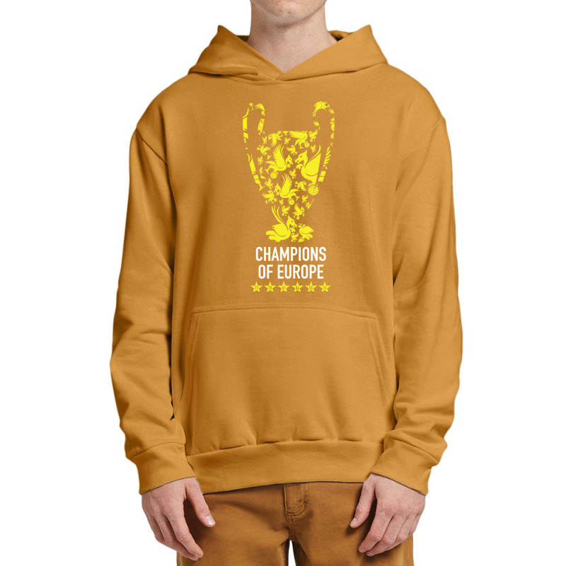 Liverpool Trophy Champions Of Europe Squad, Design Sports Urban Pullover Hoodie | Artistshot