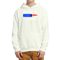 Just The Tip I Promise American Flag Veteran Urban Pullover Hoodie | Artistshot