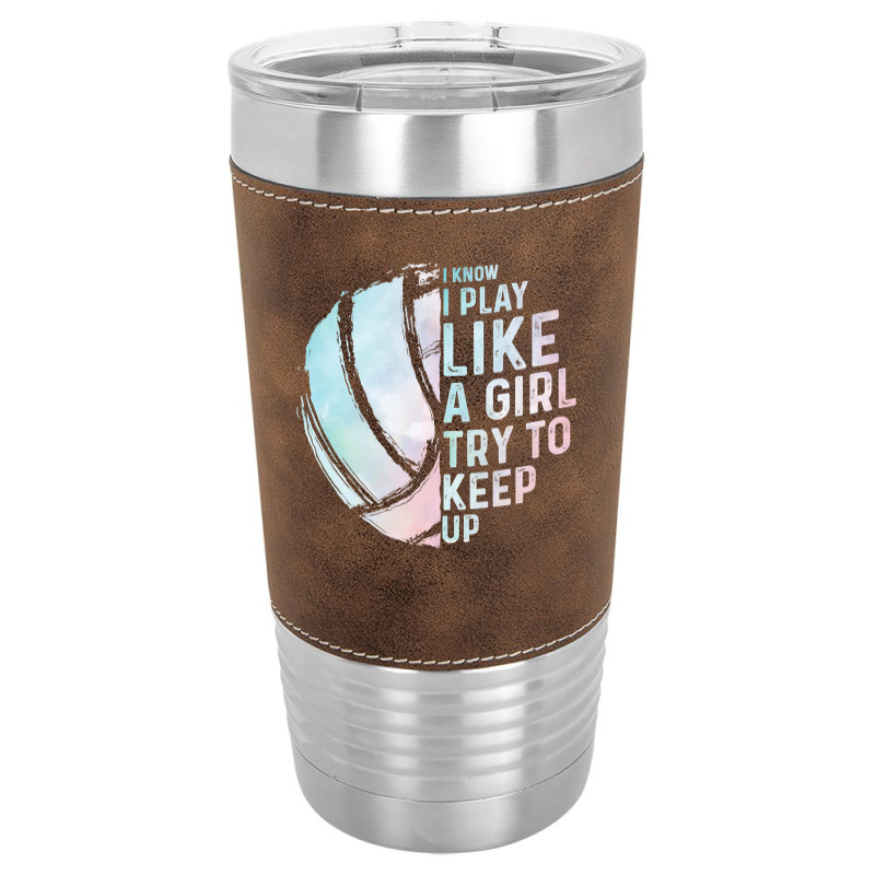 Volleyball Sport Lover Funny Volleyball Design Girls Women Youth Teen  Leatherette Tumbler | Artistshot