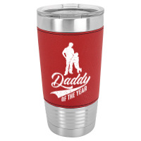 Cool Father Daddy Dad Fathers Day One Leatherette Tumbler | Artistshot