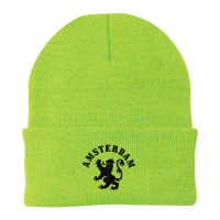 Amsterdam Netherlands Lion Dutch Holland Vintage Amsterdam Long Sleeve Beanie | Artistshot