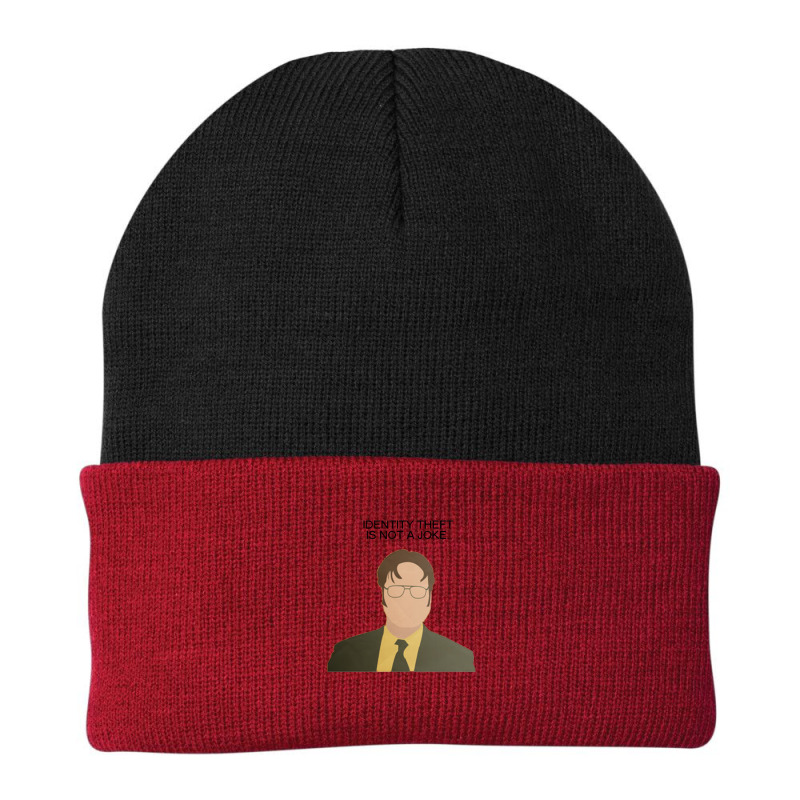 Dwight Identity Theft The Office Quotes Beanie | Artistshot