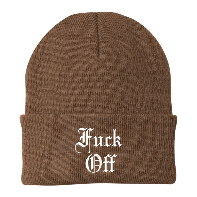 F Off   Fuck Off Tee   Funny Sarcastic Humor For Men & Women Tank Top Beanie | Artistshot