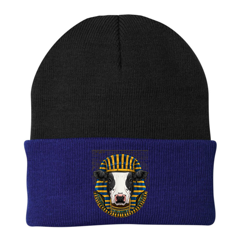 Ancient Egyptian Cow Goddess King Of Egypt Pyramid Farmer T Shirt Beanie | Artistshot