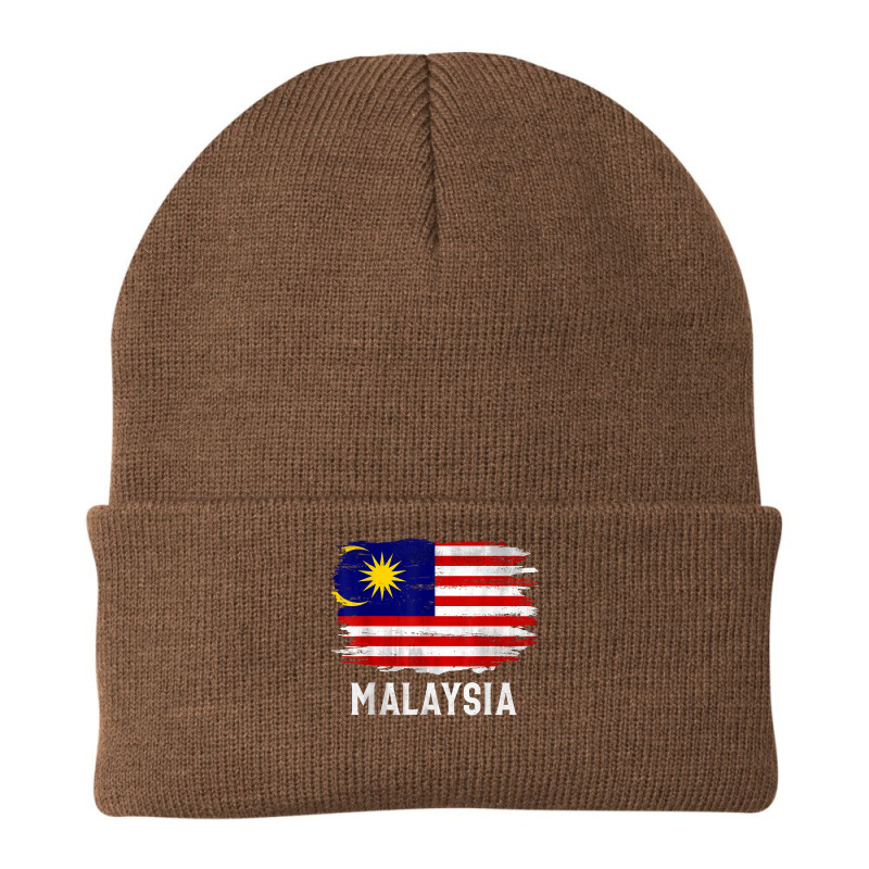 Vintage Malaysia Flag For Malaysian Gift T Shirt Beanie by cm-arts | Artistshot