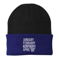 January February Kentucky April March Basketball Madness Fan Beanie | Artistshot