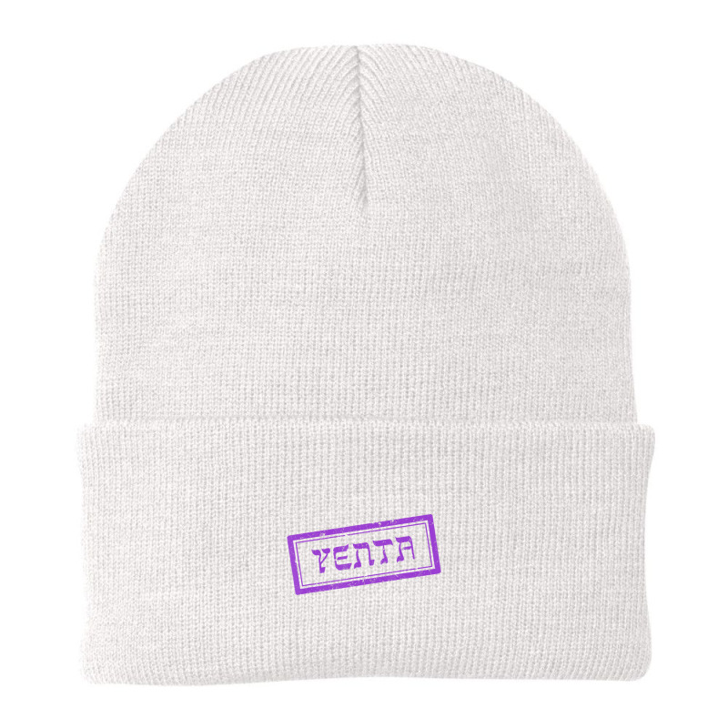 Yiddish Yenta (gossip) Distressed Beanie by cm-arts | Artistshot