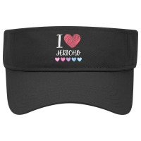 I Love Jericho Personalized Name Cool Birthday Party T Shirt Visor Hat | Artistshot