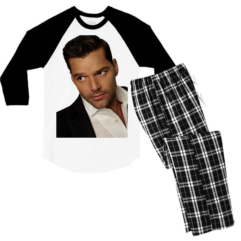 Ricky Martin Opens Up About Marriag Men's 3/4 Sleeve Pajama Set by CHRISTMAS20 | Artistshot