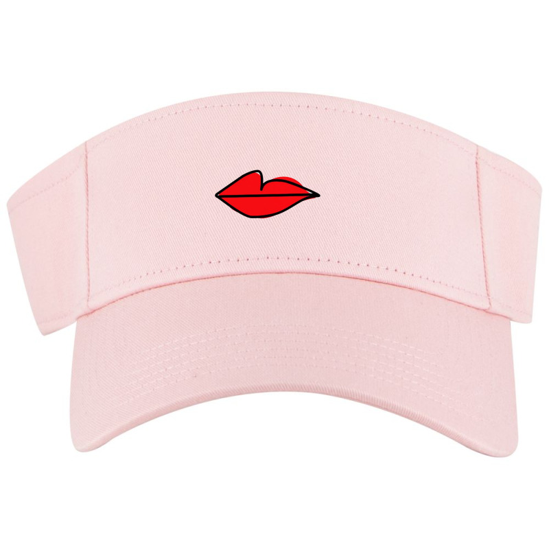 Red Lips As Seen On Villanelle Visor hat by cm-arts | Artistshot