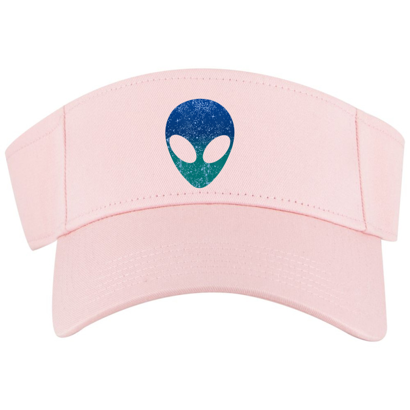 Alien Head Starry Night Sky Visor Hat | Artistshot