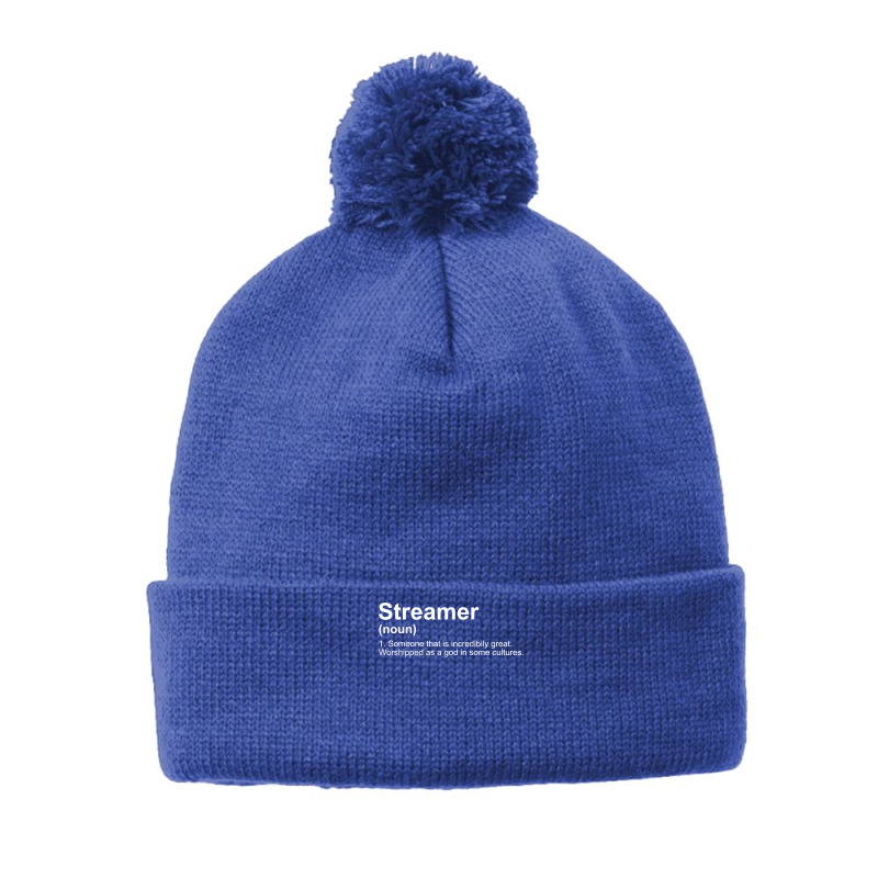 Streamer Live Steam Definition Pom Pom Beanie by trokeryth | Artistshot