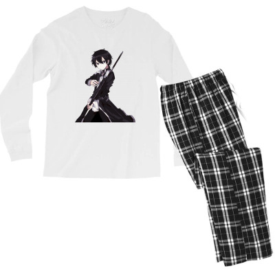 Sword Art Online _ Kirito Men's Long Sleeve Pajama Set Designed By Dc47