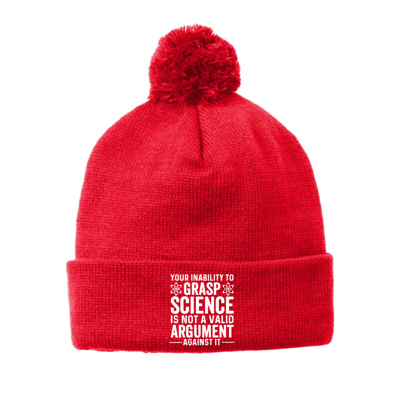 Inability To Grasp Science Pom Pom Beanie by Sripit | Artistshot