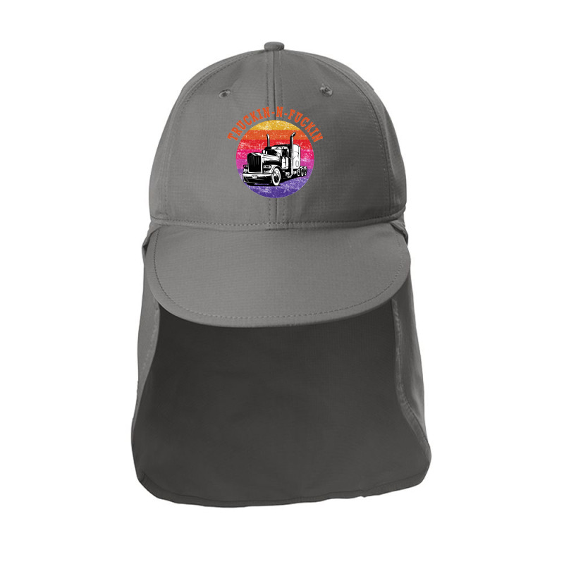 Truckin And Fuckin Funny Sun Shade Cap by cm-arts | Artistshot