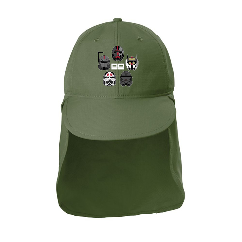 He Bad Batch With Echo Version 2t Clone Force 99 Dopeyart Sun Shade Cap by cm-arts | Artistshot