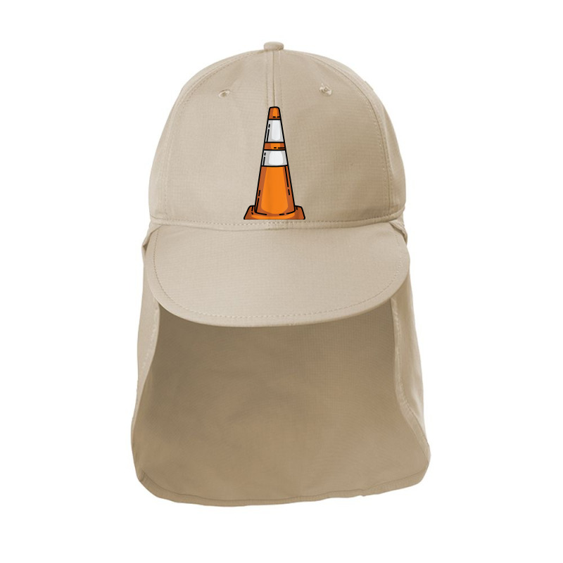 Traffic Cone Lazy Easy Funny Last Minute Halloween Costume Sun Shade Cap by LilaFrancine | Artistshot