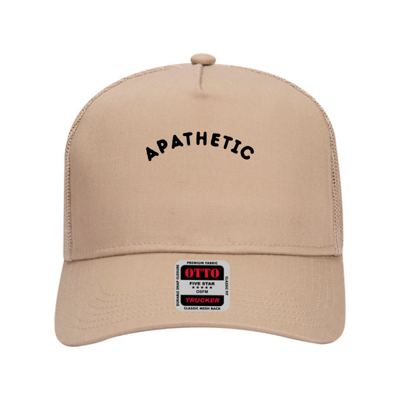 Apathetic T Shirt  Apathy  Nihilism  Nihilist Mesh Back Trucker Hat by cm-arts | Artistshot