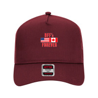 Canada Usa Flags Bffs Mesh Back Trucker Hat | Artistshot